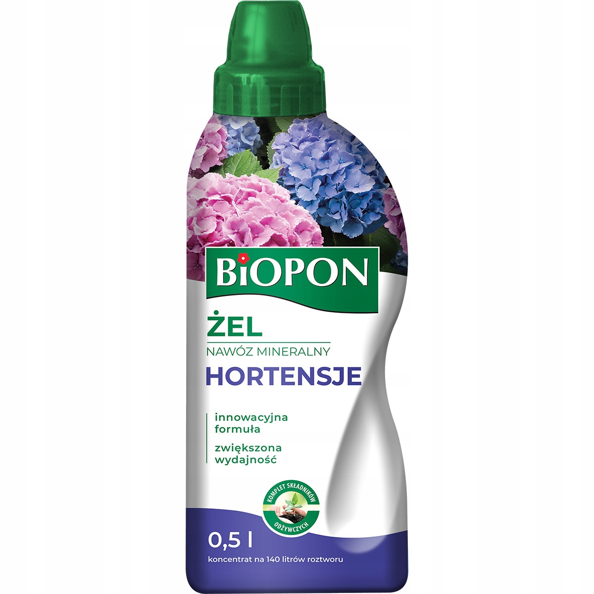 

Biopon Żel nawóz mineralny do hortensji 0,5L