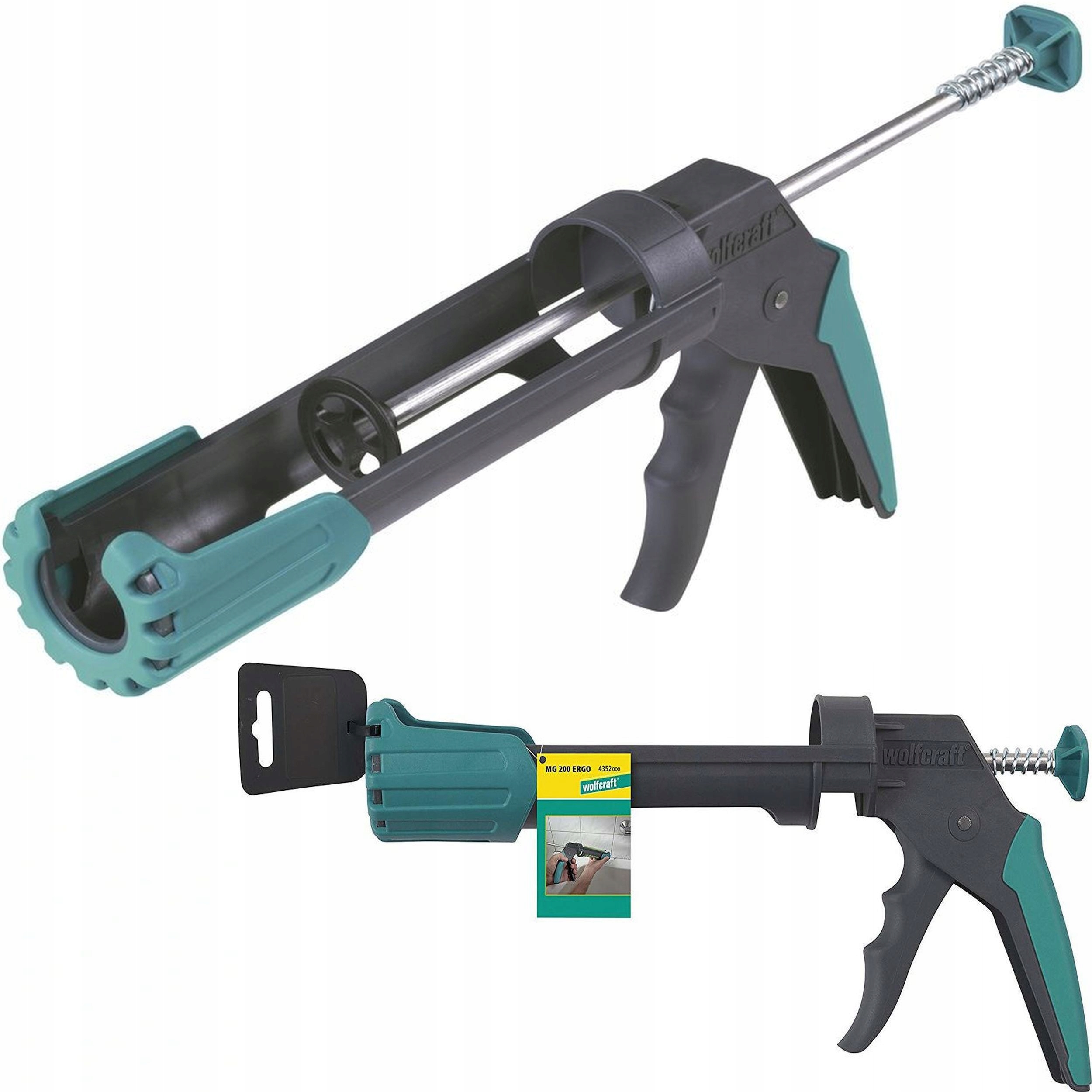

Wolfcraft Pistolet wyciskacz do silikonu 4352000