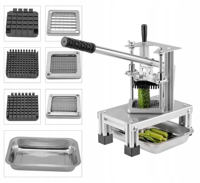 Kráječ na hranolky Ktect stříbrný