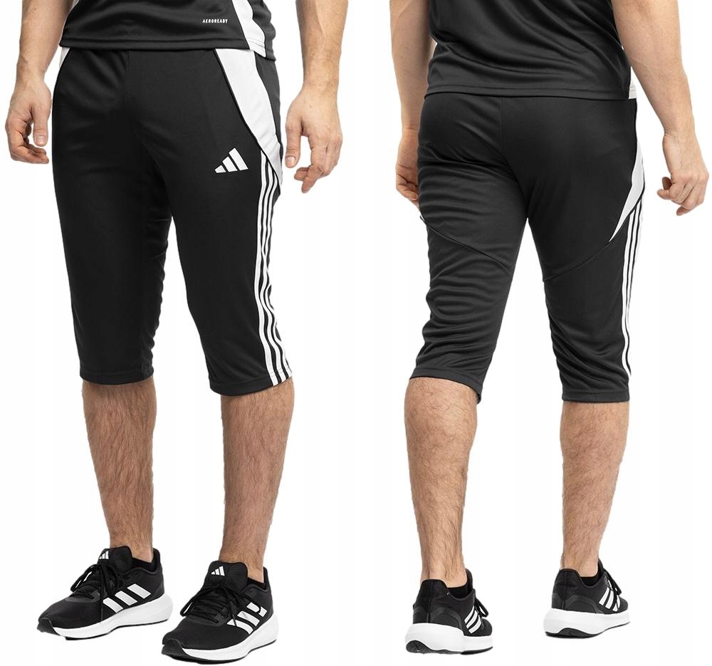 adidas Spodenki spodnie męskie treningowe sportowe 3/4 Tiro 24 roz. M