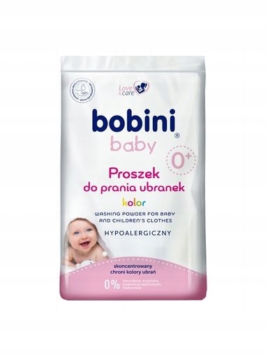 2 x Bobini Baby prášek na praní barvy 1,2 kg