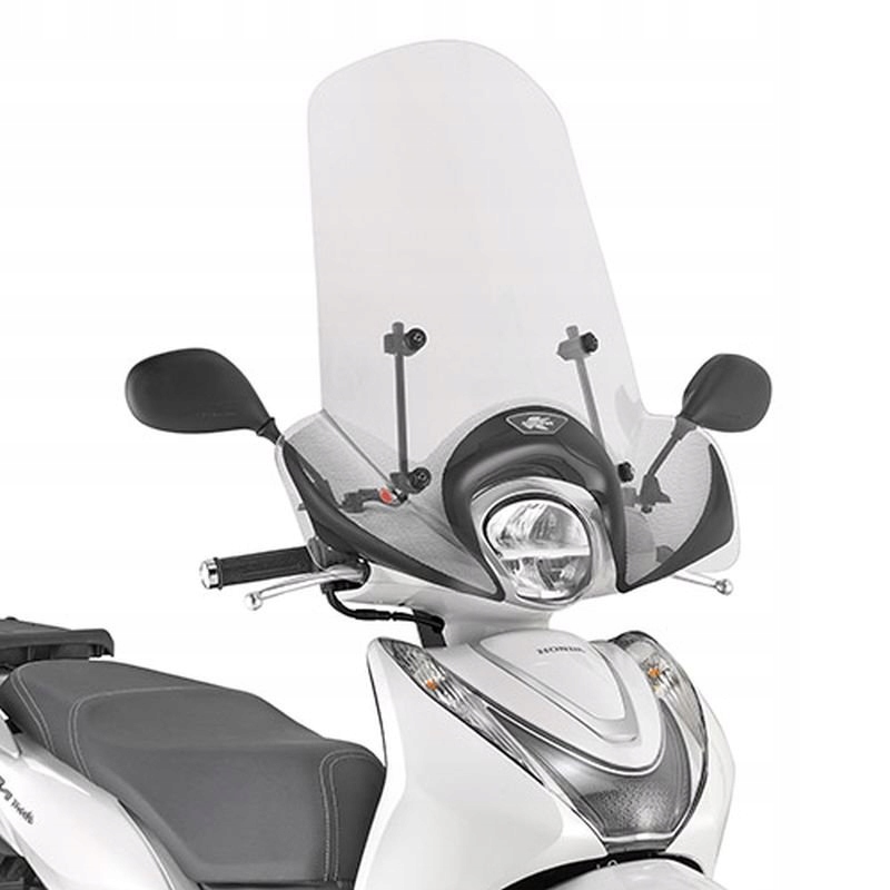 Sklo Honda Sh Mode 125 21, 51 X 66 CM, Priehľadné – Potrebné Upevnenie