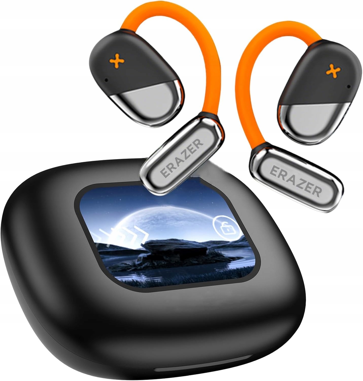 Sluchátka Bluetooth 5.4 Erazer XF33 pro překlad Ai s LCD displejem IPX5