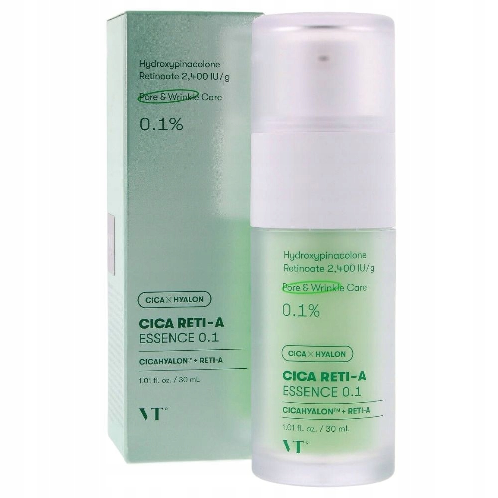 VT COSMETICS Cica Reta-A Essence 0.1%, 30 ml - Esencja do twarzy z 0.1% retinolem — 4