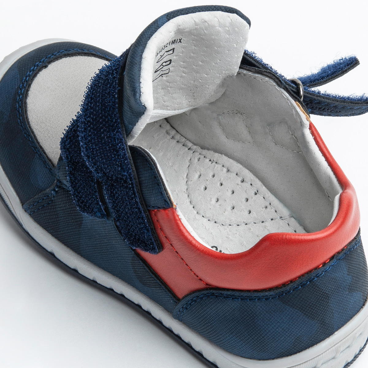 Półbuty łatwe zakładanie wkł.SKÓRA lekkie Wojtyłko Długość wkładki wew. 18.5 cm