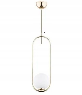 Noval L Zlatá 60697 Moderní závěsná lampa Lustr Alfa