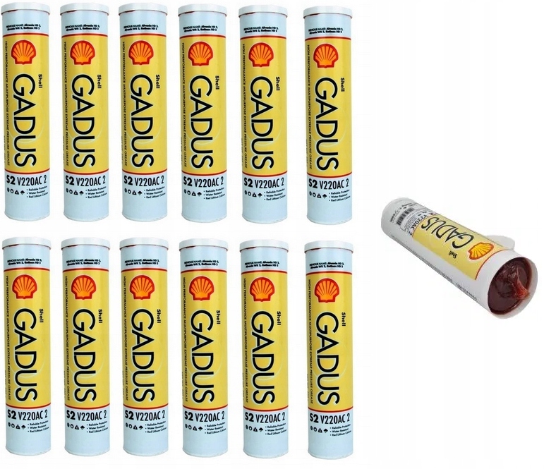 

Smar Shell Gadus S2 V220 400G Kartusz Org. 12SZT.