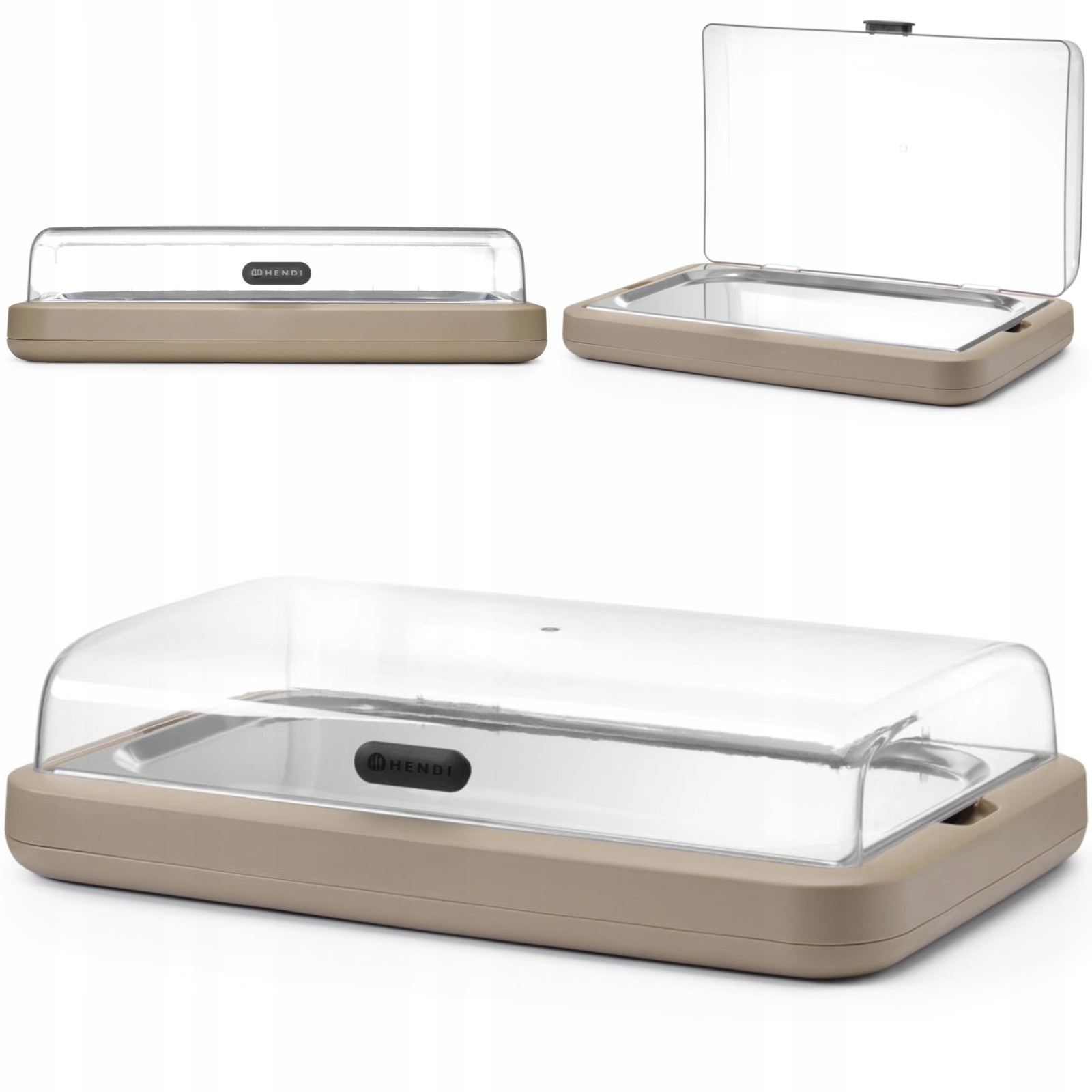 Bufetová Výstavní Vitrína S Chladicí Vložkou Gn 1/1 Béžová