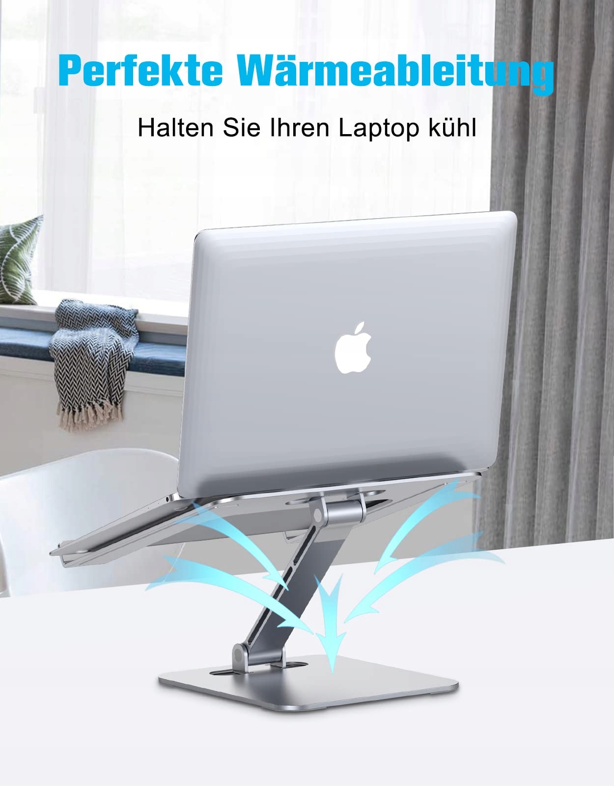 BABACOM STOJAK NA LAPTOPA REGULOWANY Z ALUMINIUM 10-16 CALOWY — miniatura 3