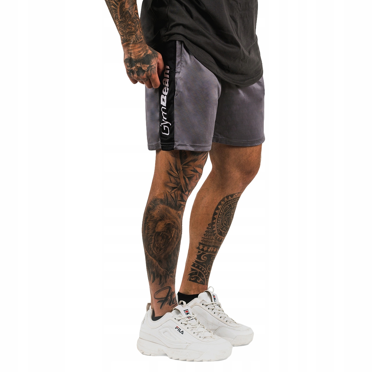 

Sportowe Spodenki Treningowe Szare GymBeam M