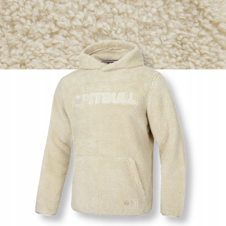Pánská plyšová Mikina s kapucí Pitbull Aragon Klokanka teplá