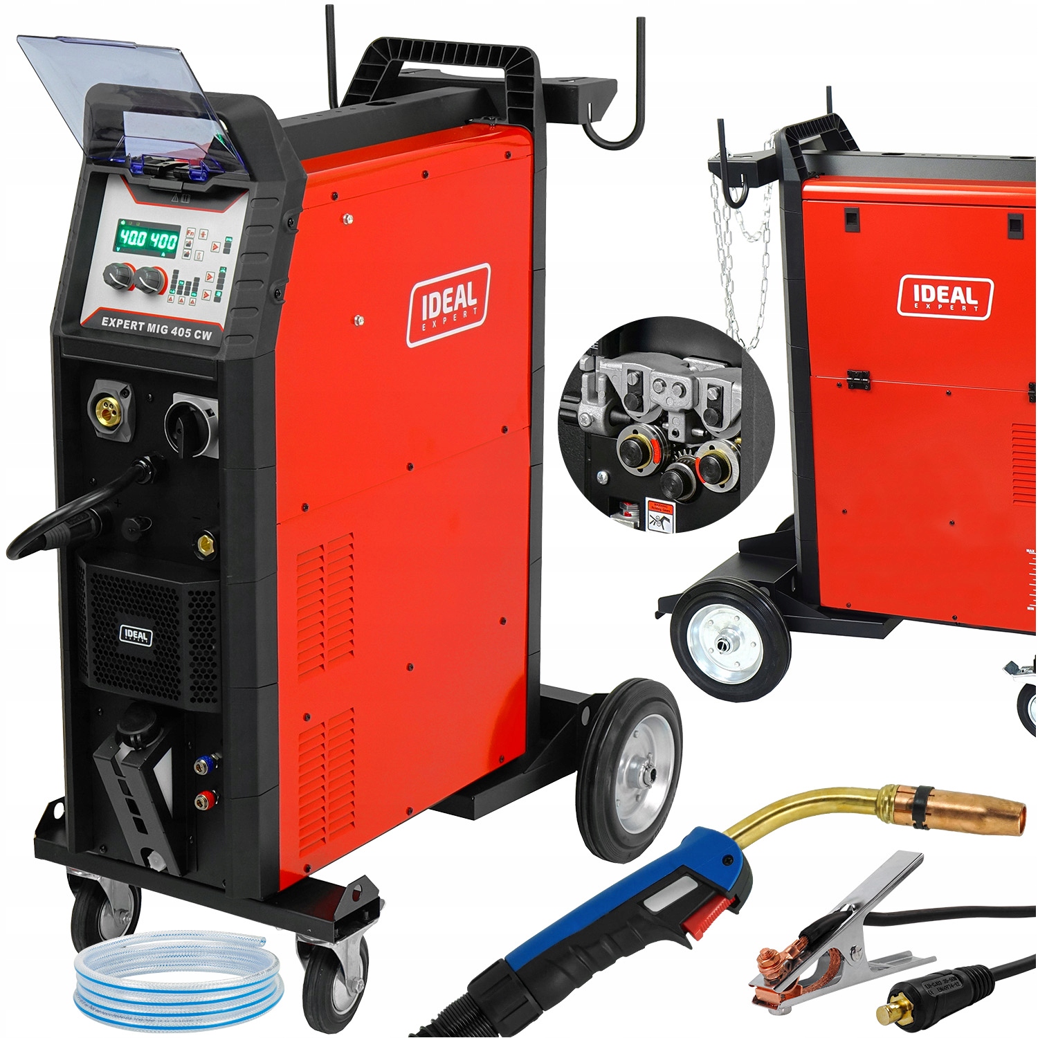 Spawarka Migomat półautomat 400V Ideal Expert Mig 405 Synergia Spot 2T 4T