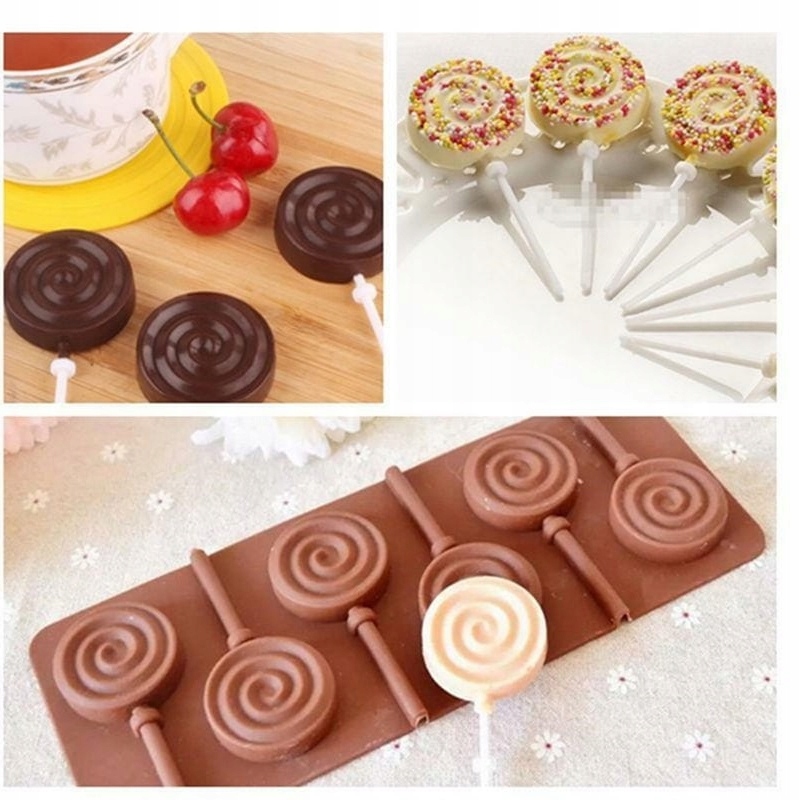 Forma silikonowa do lizaków lizaki SPIRALA Marka inna