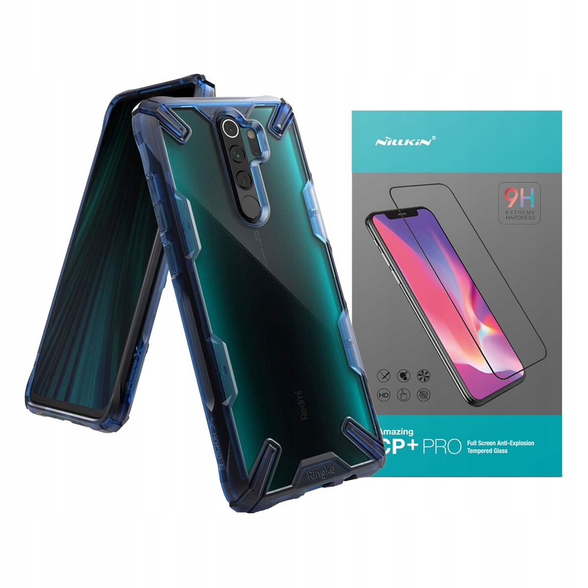 

Ringke Fx Etui Do Redmi Note 8 Pro + Szkło Nillkin