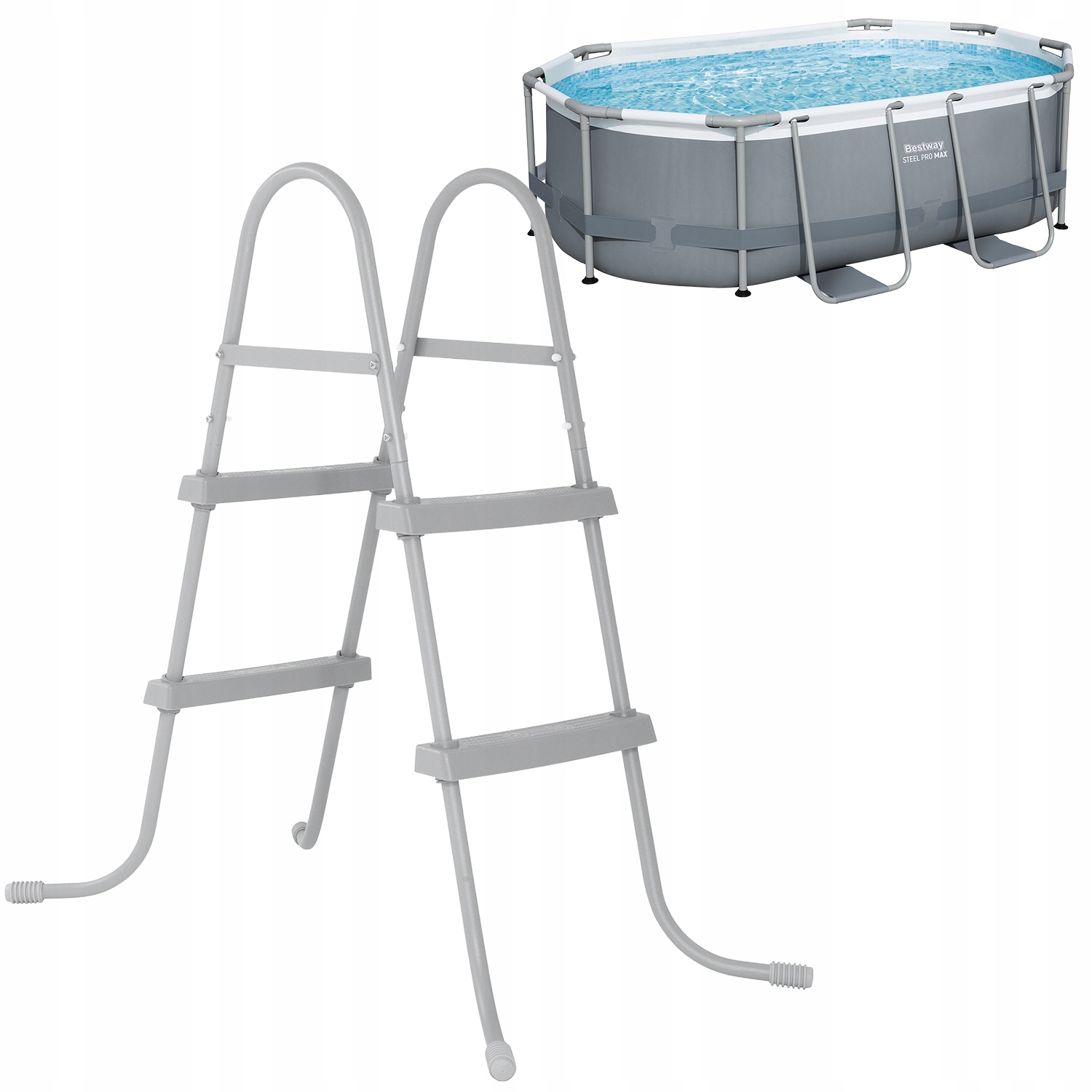 Bazénové Schody Vstupní Oboustranný Žebřík Vhodný Do Bazénu Bestway 5614A