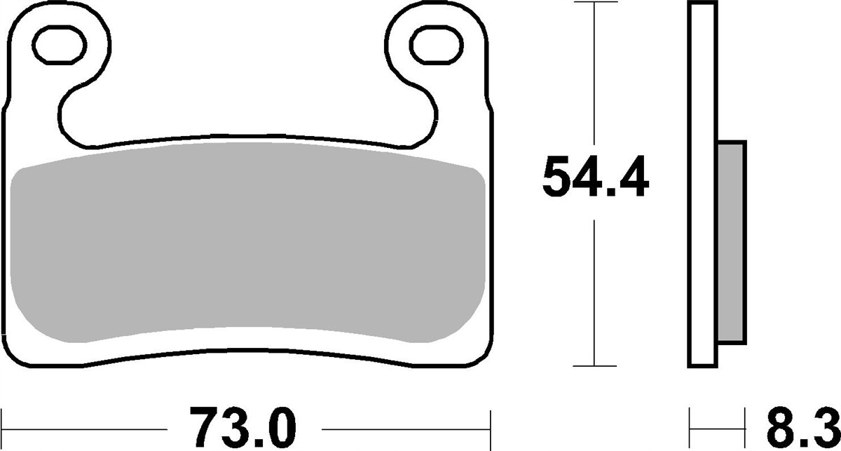 Sbs Brzdové Doštičky Racing Dual Carbon Farba Zlatá Bmw S 1000RR '19-'21 ()