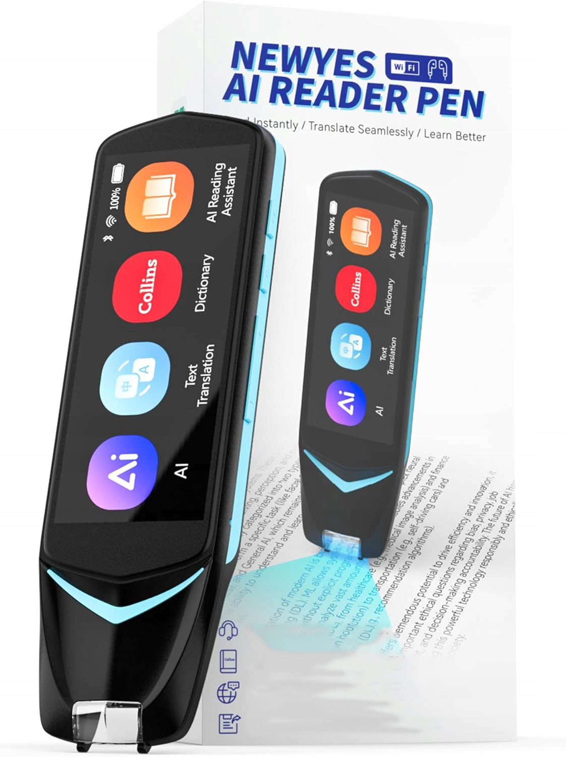 Tłumacz elektroniczny translator długopis Newyes AS1505 skaner Ocr