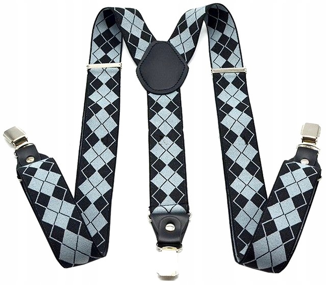 

Męskie mocne Szelki szerokie do spodni Podwójne