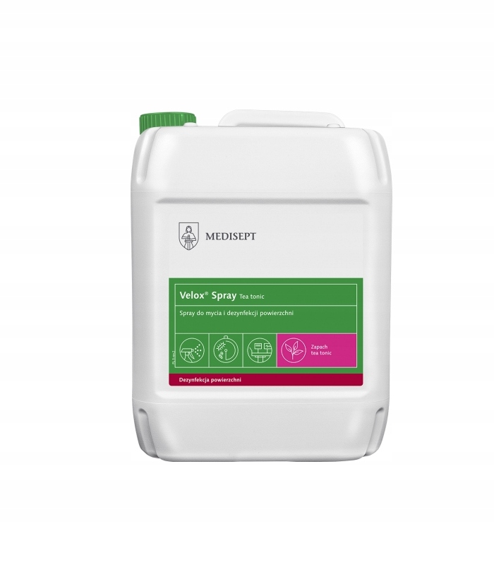 

Velox Spray 5L Dezynfekcja Powierzchni Tea Tonic