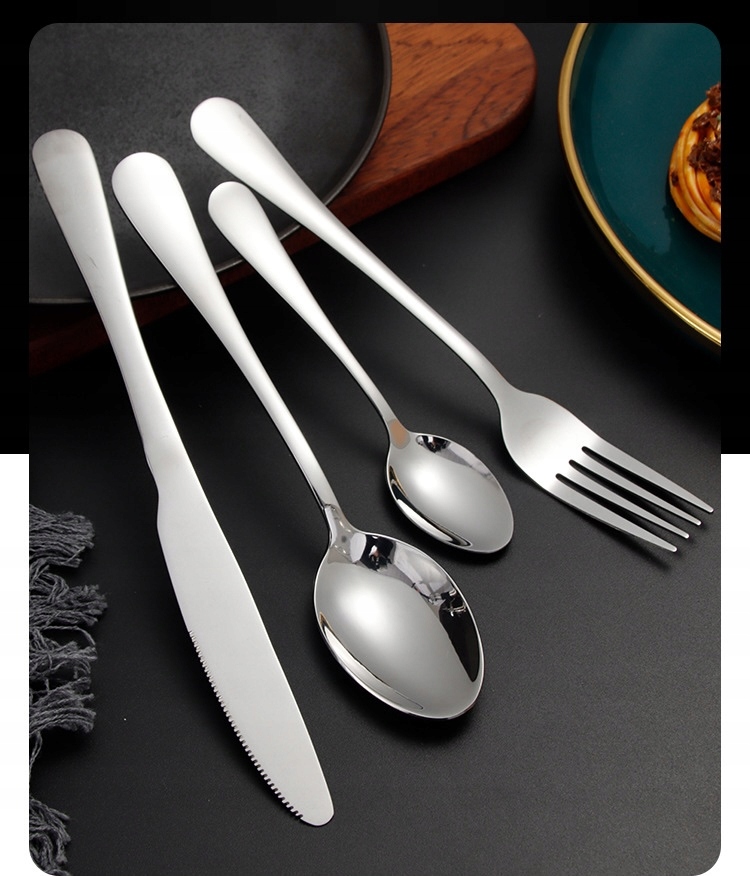 SZTUĆCE KOMPLET 24 EL 6 OSÓB Marka bez marki