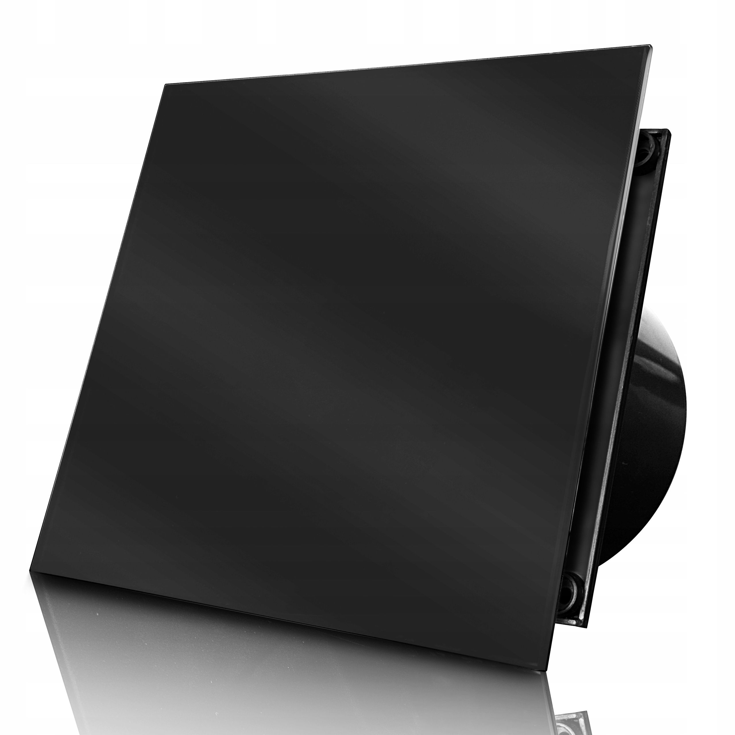 Koupelnový Ventilátor 120 MM Tvrzené Sklo Výkonný 100 M3/H Časovač