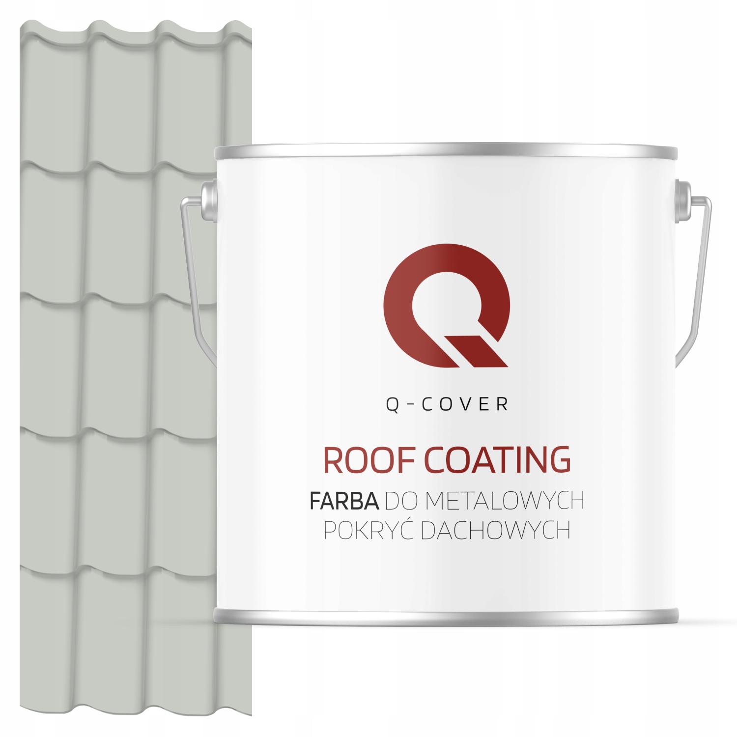 Farba Na Kovové Strechy Z Pozinkovaného Plechu Biela Papyrus Ral 9018 5 L Lesk