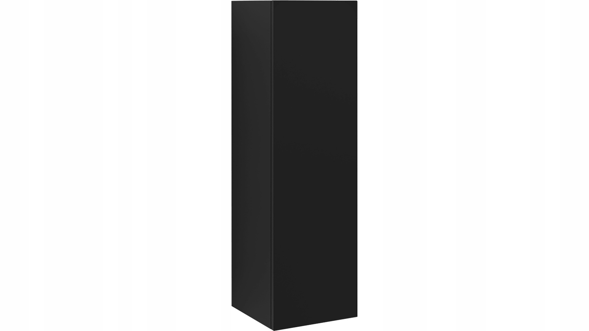 Szafka Wisząca Słupek 100cm Czarny Mat