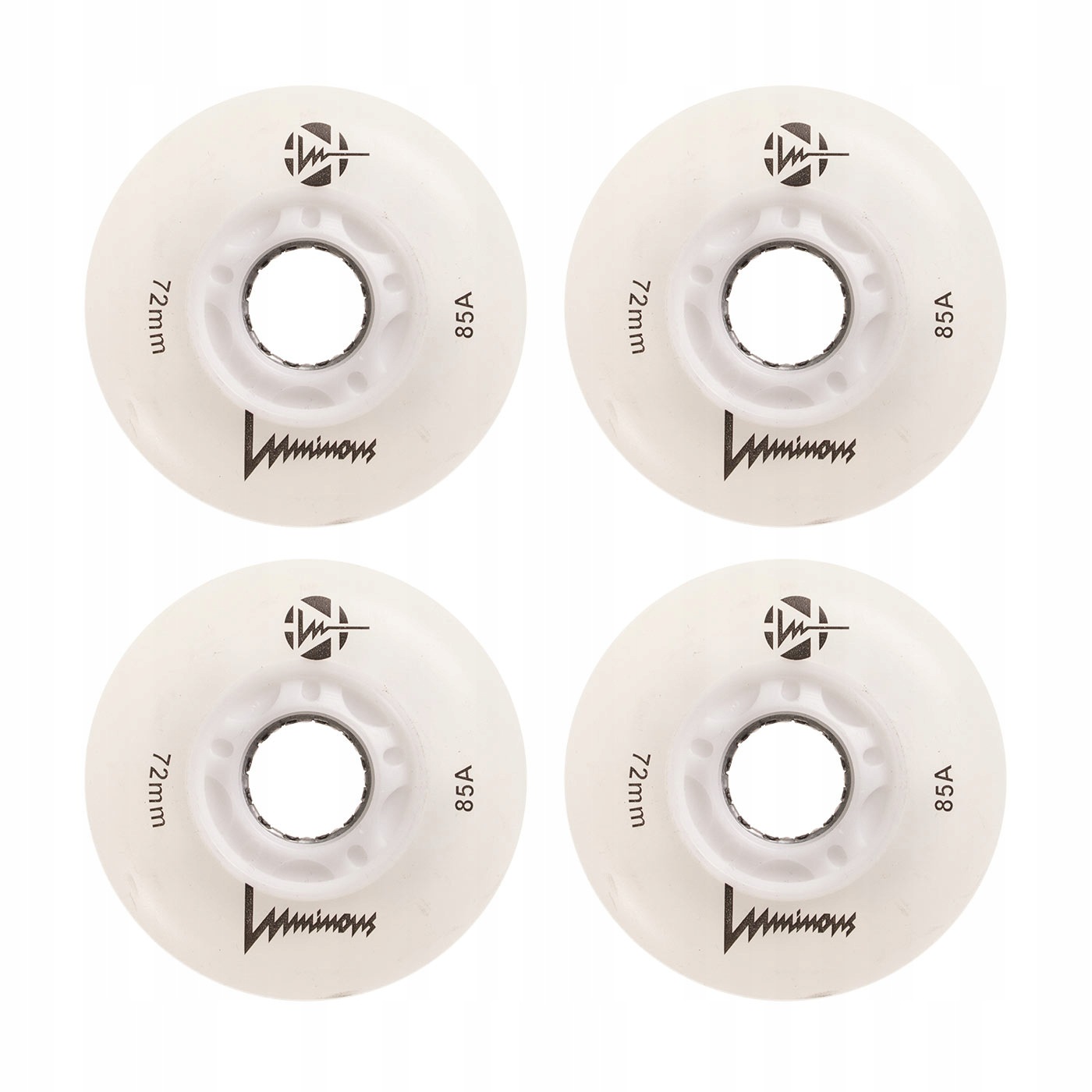Kolečka pro kolečkové brusle svítící Luminous Led 72mm/85a 4 kusy