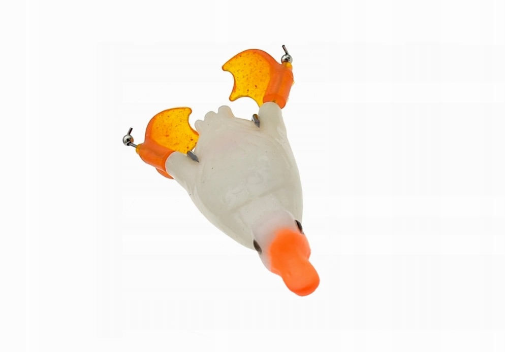 KACZKA 3D ANTYZACZEPOWA POWIERZCHNIOWA STARORZECZNA SPINNING OBROTOWE NÓŻKI Marka Miracle Fish