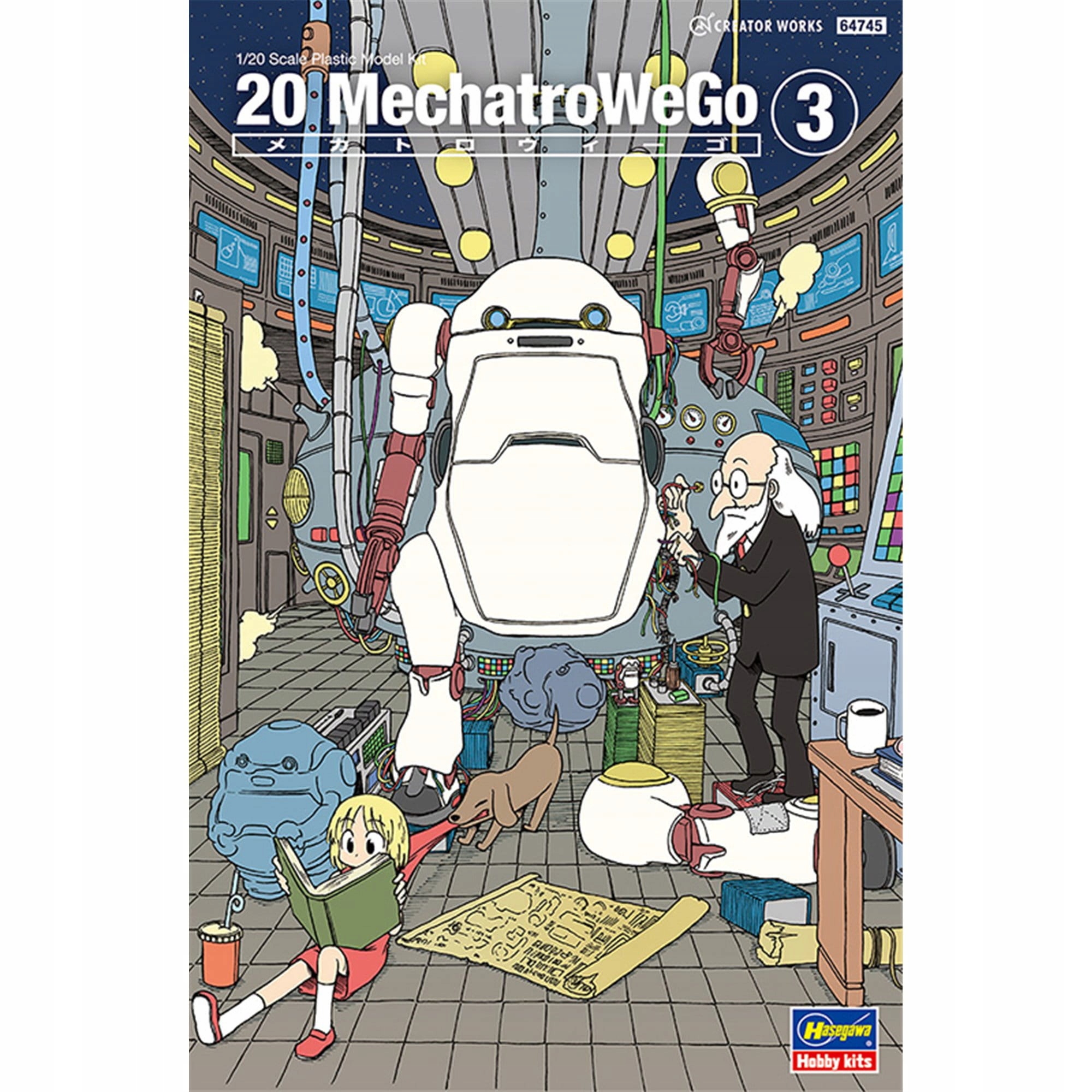 MechatroWeGo 20 No. 3, Retro. 1:20 Hasegawa 64745