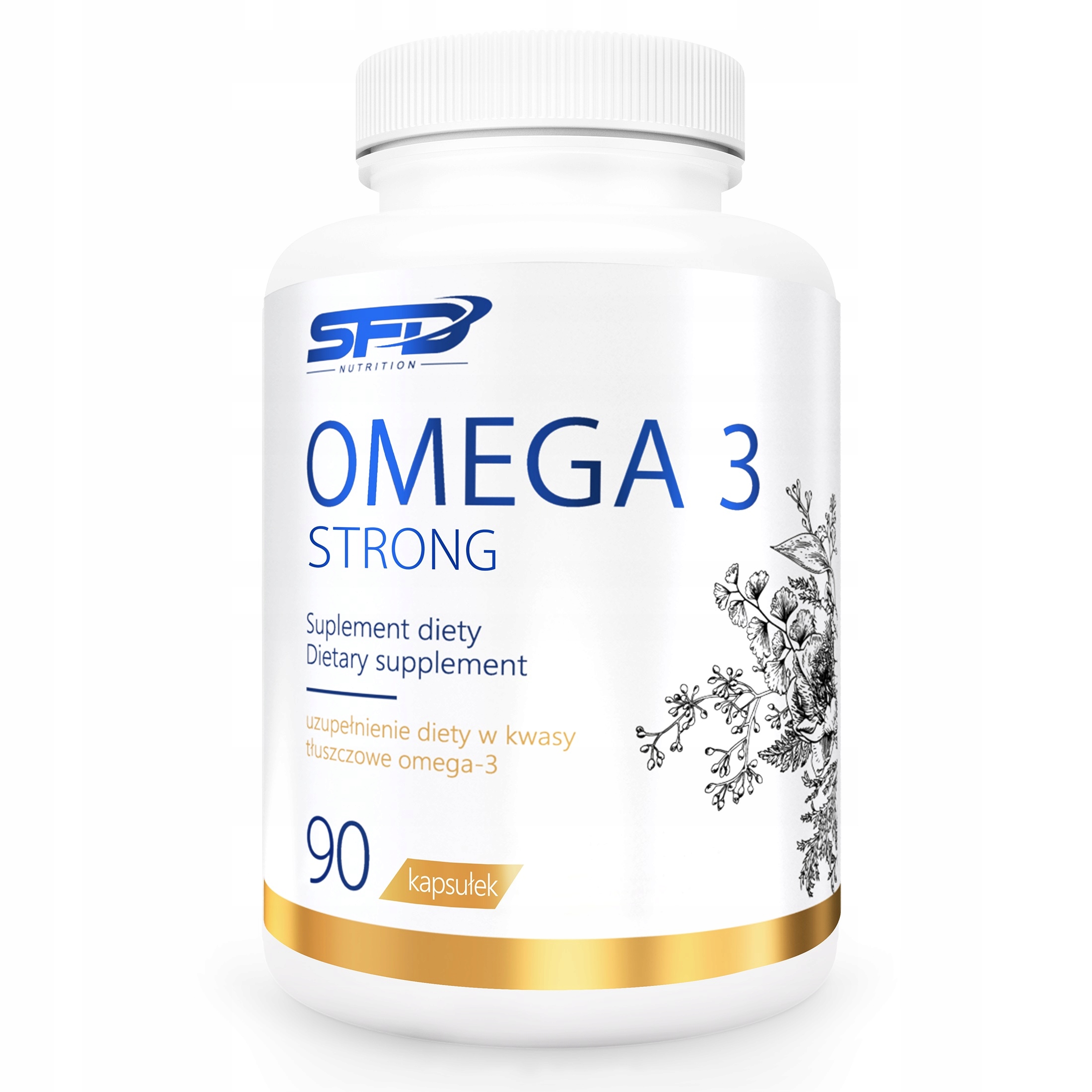 SFD OMEGA 3 STRONG 90 КАПСУЛ 330 EPA 220 DHA ВИТАМИН E ЗРЕНИЕ СЕРДЦЕ