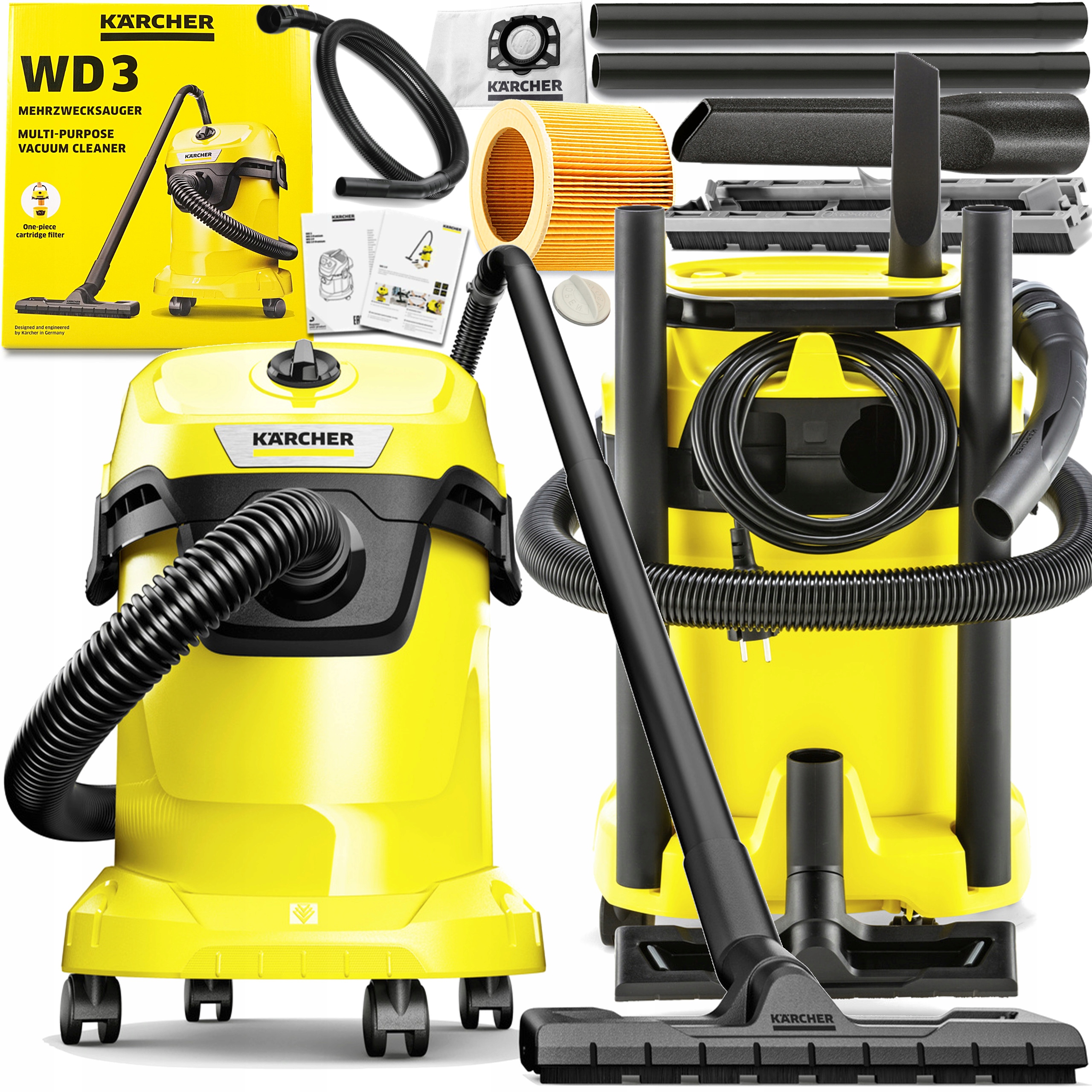 

Najnowszy Model Odkurzacz Bezworkowy Karcher Wd 3