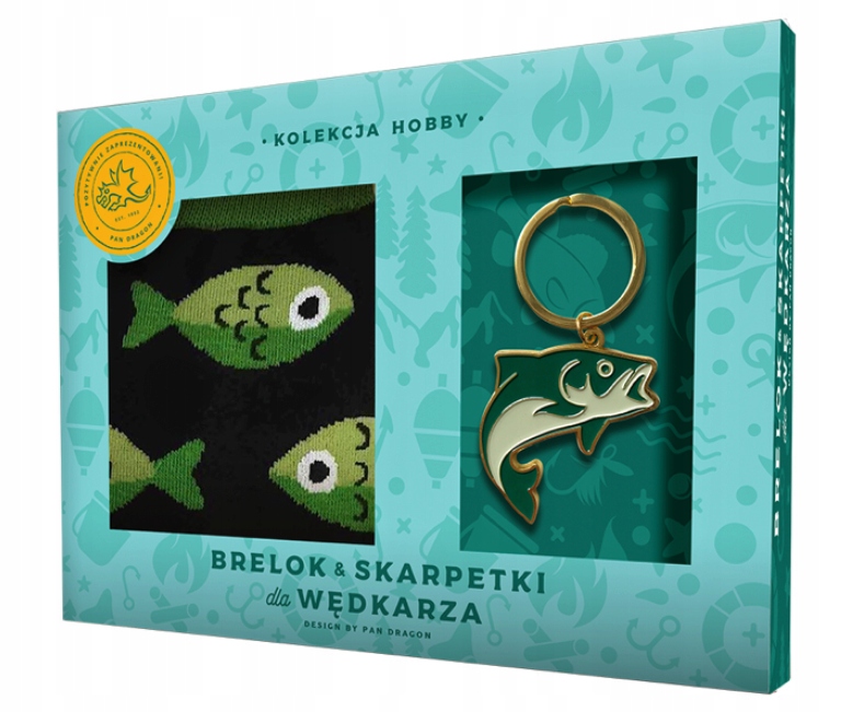 

Zestaw Skarpety Z Brelokiem Dla Wędkarza Ryby