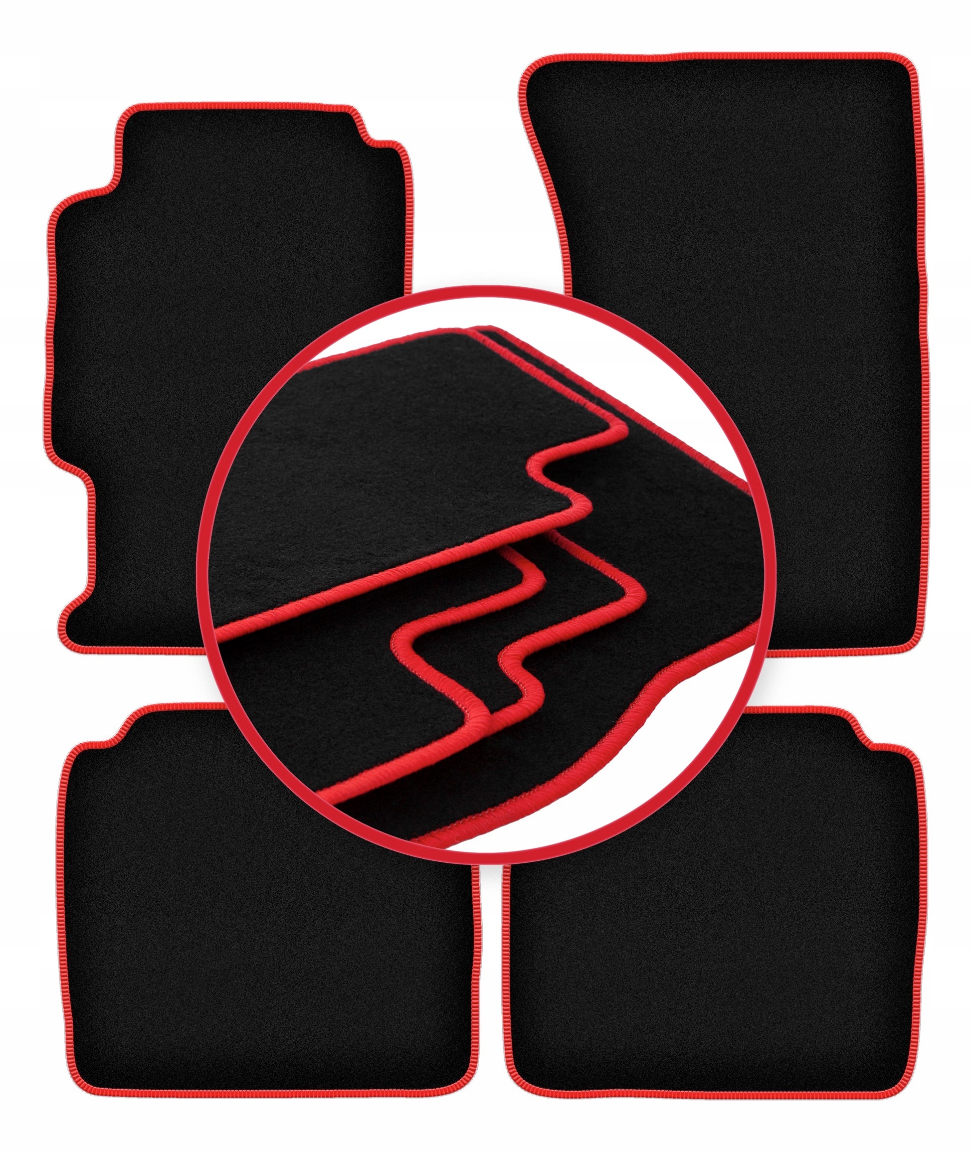 Automobilové velurové koberce Lux pro Honda Accord V kombi, sedan (1993-1997