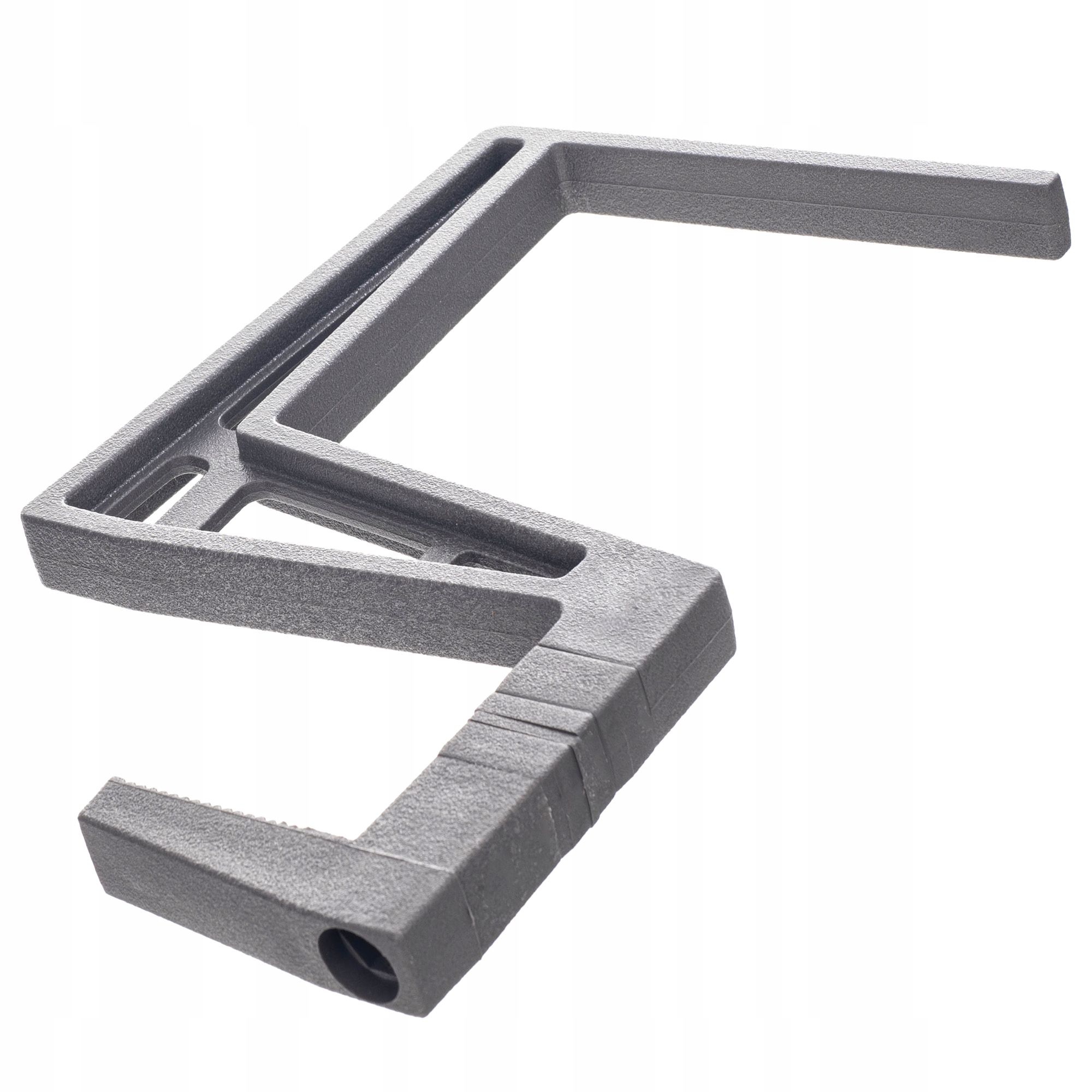 UCHWYT WIESZAK NA DONICZKĘ SKRZYNKĘ BALKONOWĄ HAK REGULOWANY PAKIET 2 szt Kolor szary