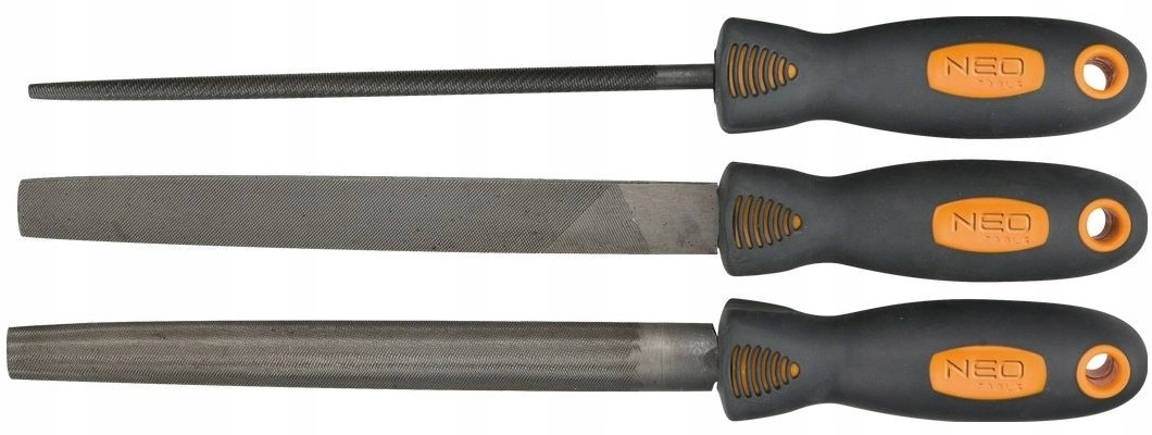 PILNIKI DO METALU ZESTAW 3 SZTUK NEO 37-605