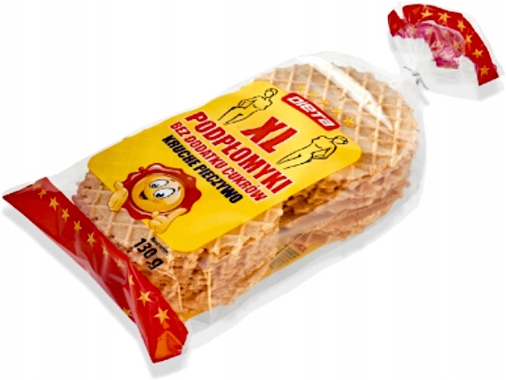 Levně Podplomyky Bez cukru Křehké pečivo Dieta XL 130 g x 12 Kusů