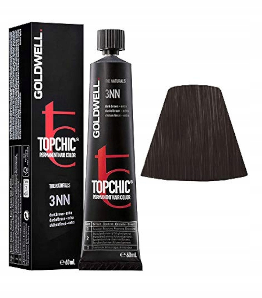 Goldwell Topchic Pernament Hair Color barva na vlasy 3NN 60 ml