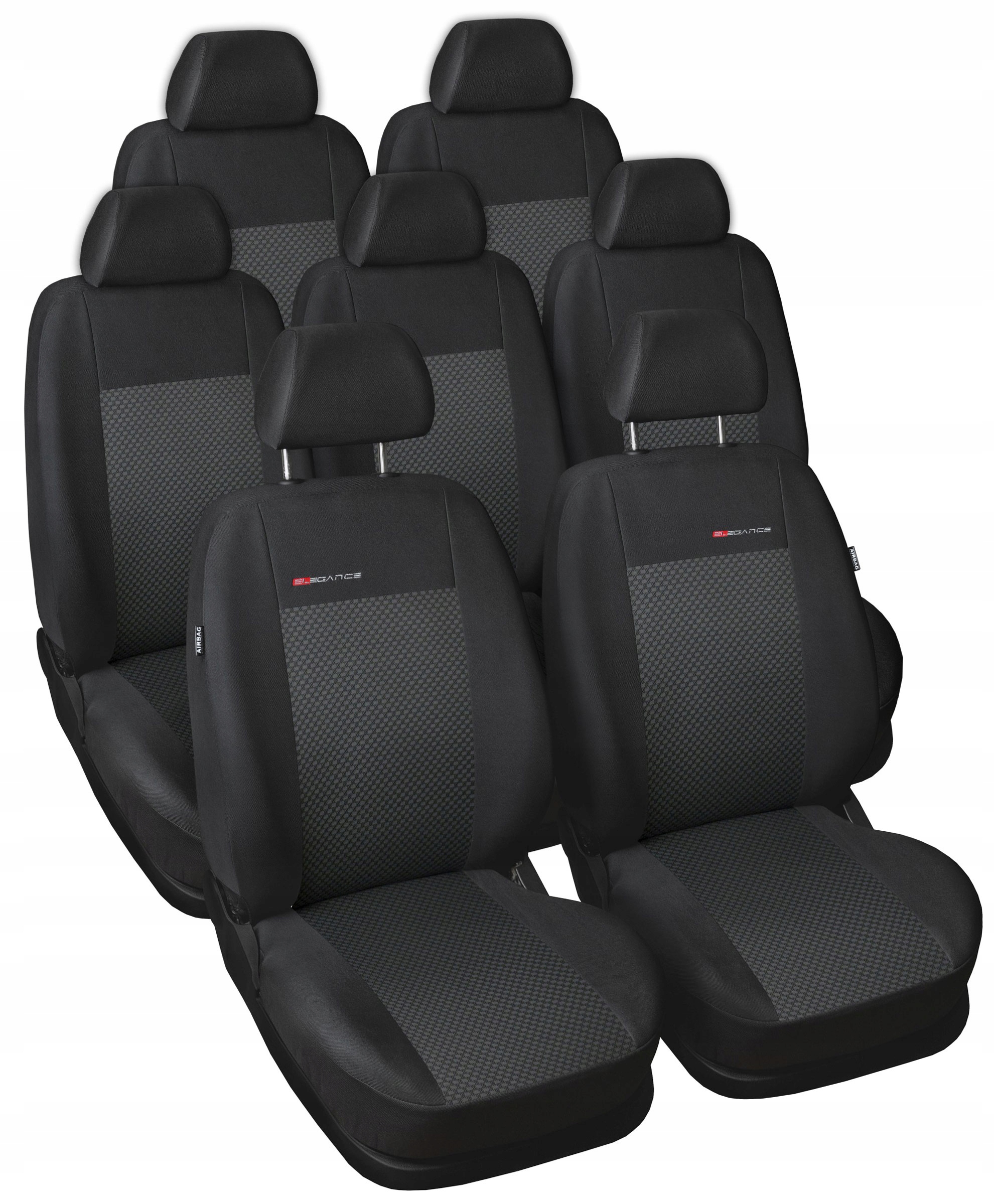 

Pokrowce P3 dedykowane do Nissan Qashqai +2 7 os.