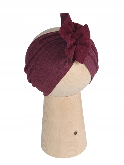 

Opaska Turban Półturban Bordo Melanż 54-58cm