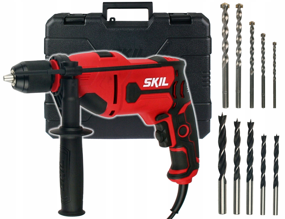 

Wiertarka Udarowa 710W Skil Walizka Wiertła