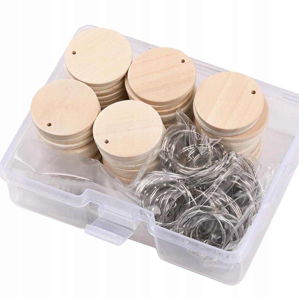 Dřevěný přívěsek na dárek Šperky dodávají přírodní plátky