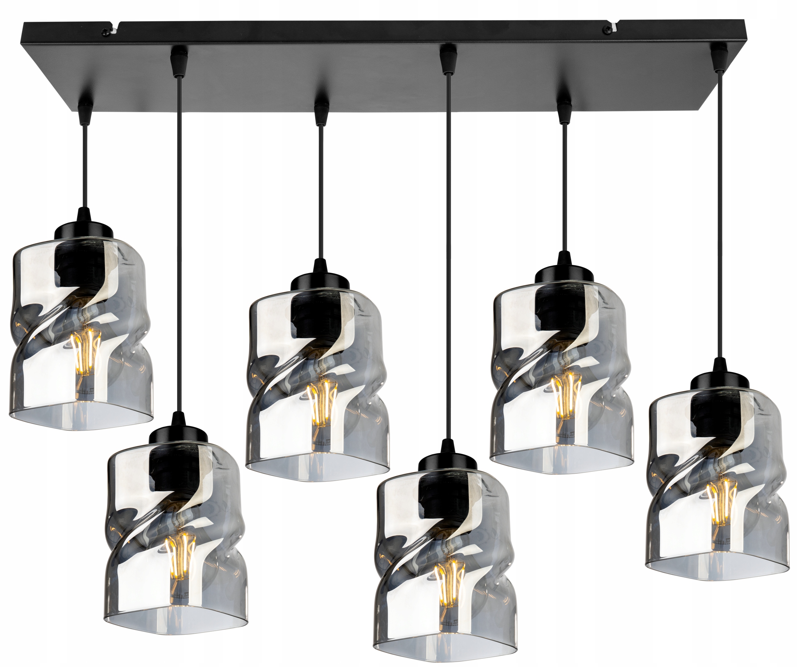 Závěsné Stropní Svítidlo Lustr Skleněná Stínidla Do Obývacího Pokoje Kuchyně Jídelny