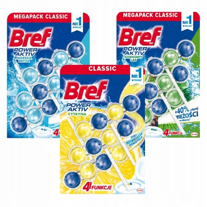 

Bref Power Zawieszka do Wc 50g x9