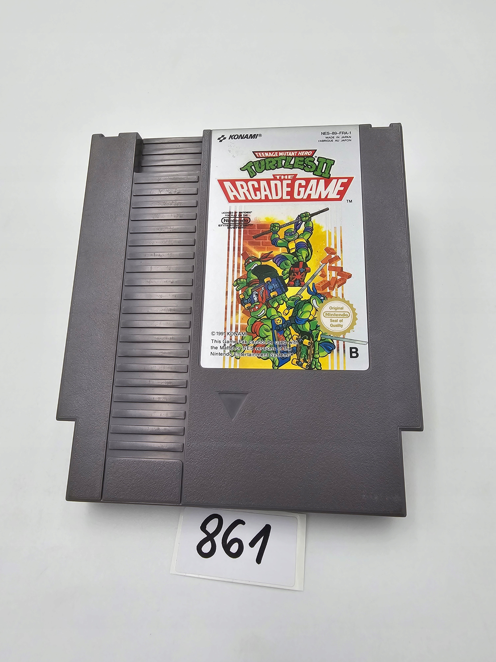 NINTENDO NES TEENAGE MUTANT HERO TURTLES II THE ARCADE GAME ORYGINAŁ Platforma Nintendo NES