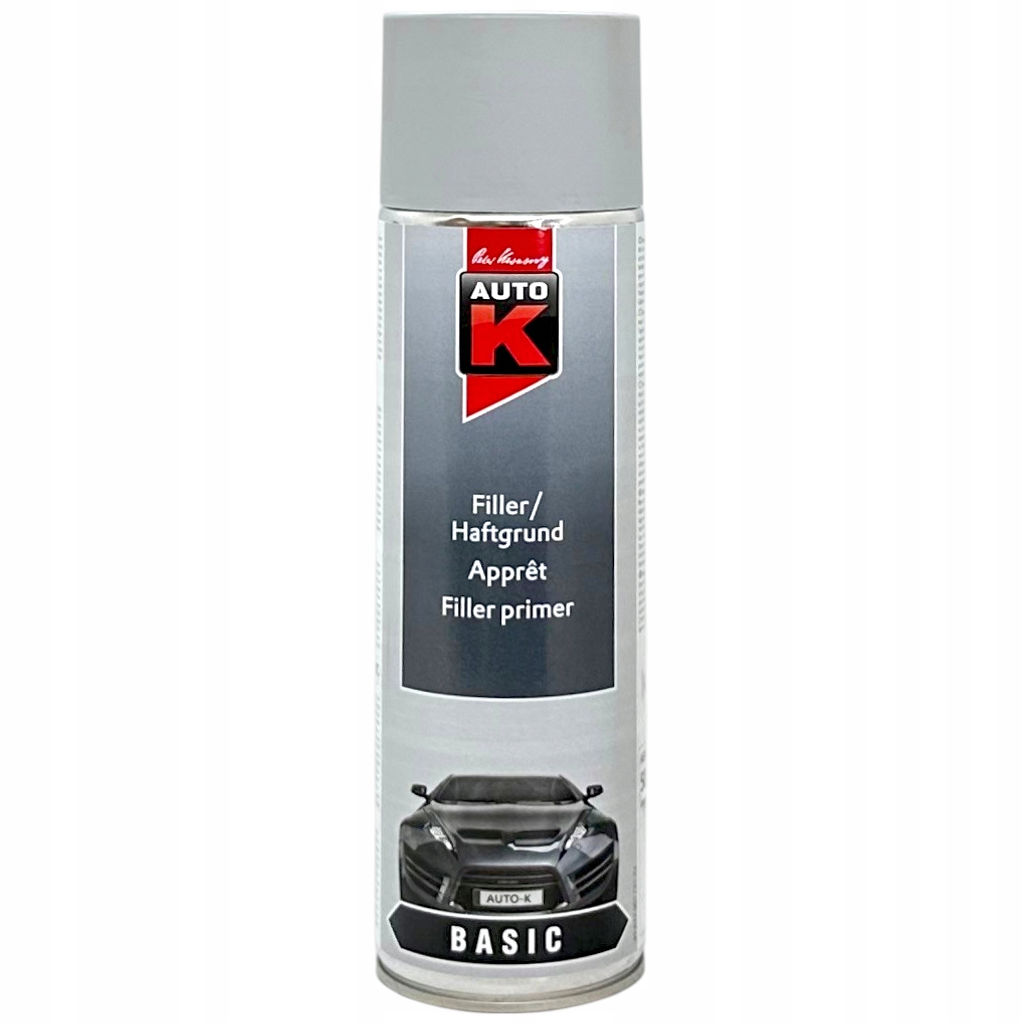 AutoK Podkład Wypełniający Lakier Spray 500ML Filler Szary