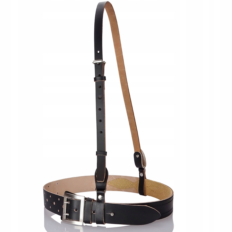 Oficerski Pas koalicyjka Skóra Naturalna Gracio