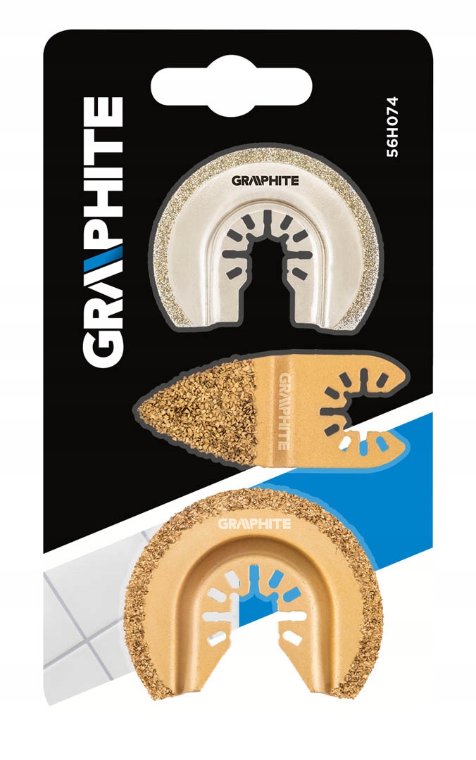 Zestaw brzeszczotów do ceramiki, 3 szt. Kod producenta 56H074