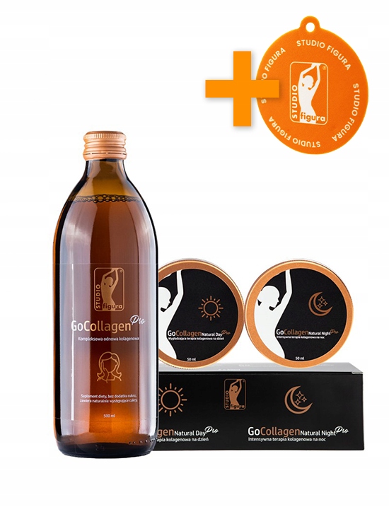 Kolagenový Set Krémy Den Noc 2x50ml Liquid 500ml Dárek!