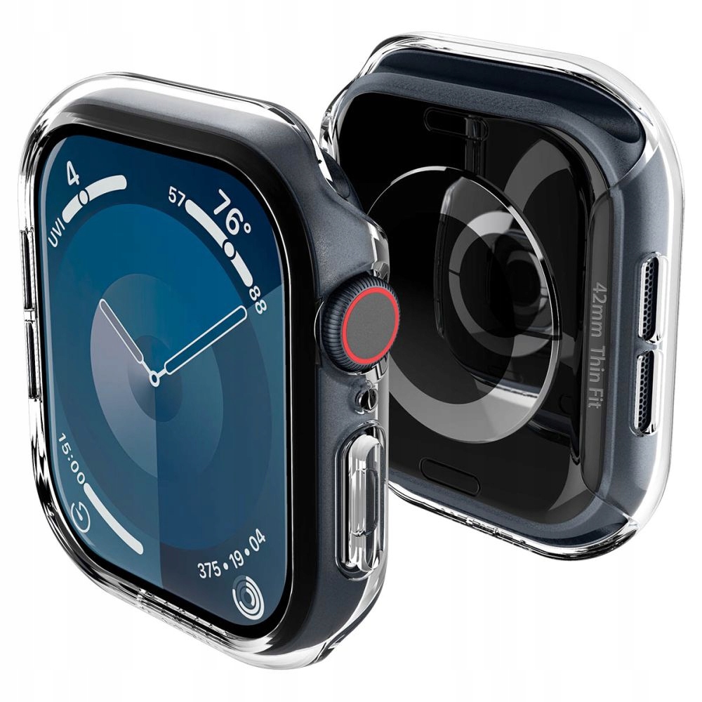 Etui Do Apple Watch 10 42 MM Spigen Thin Fit Crystal Clear Case Futerał